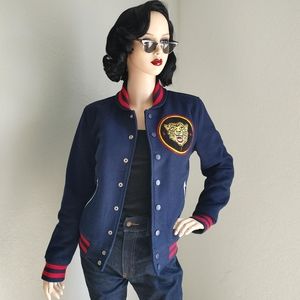 Straight to Hell Tiger Varsity Jacket XS
